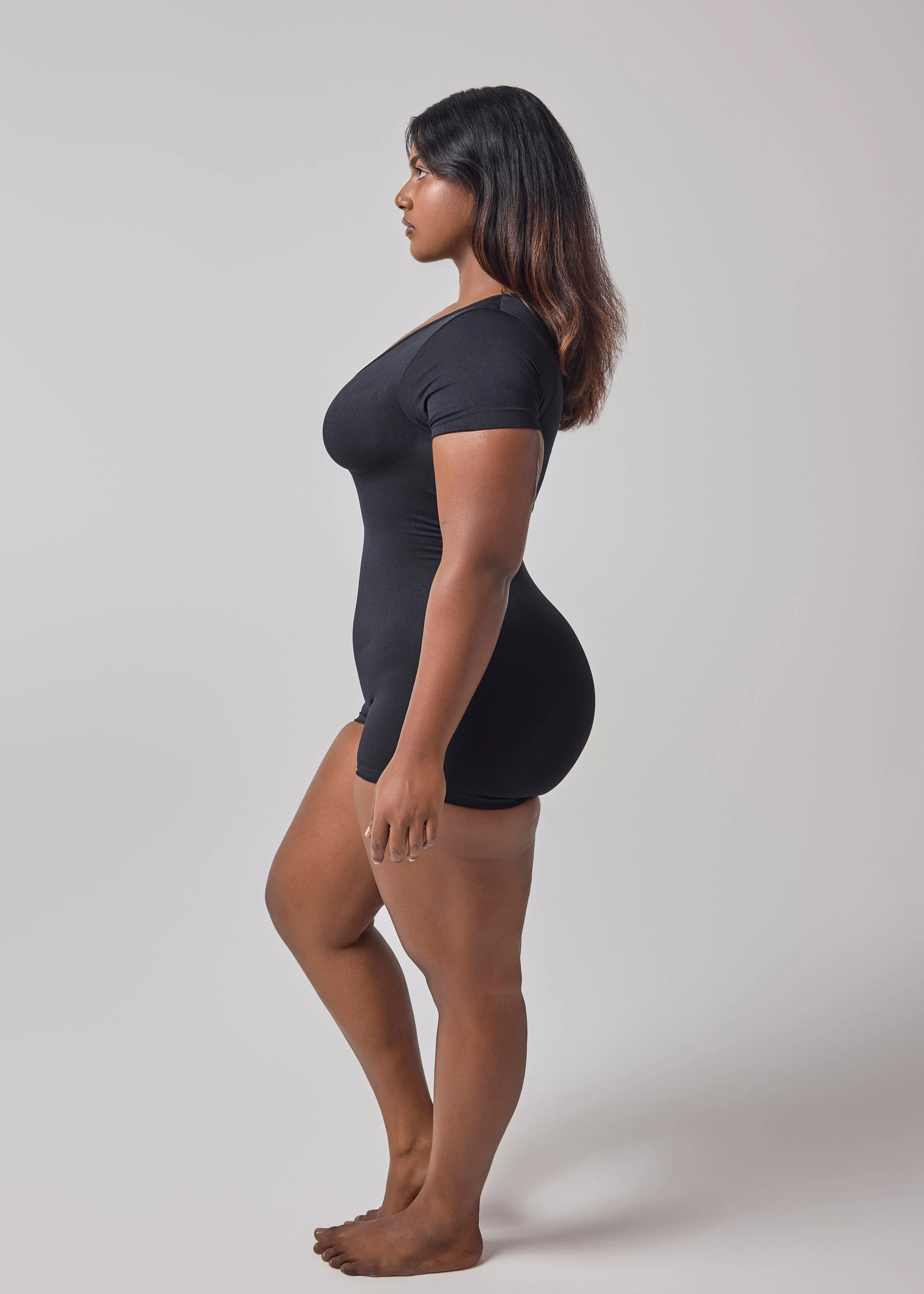 Essentials Cap Sleeves Playsuit Bodyshaper - Image 4