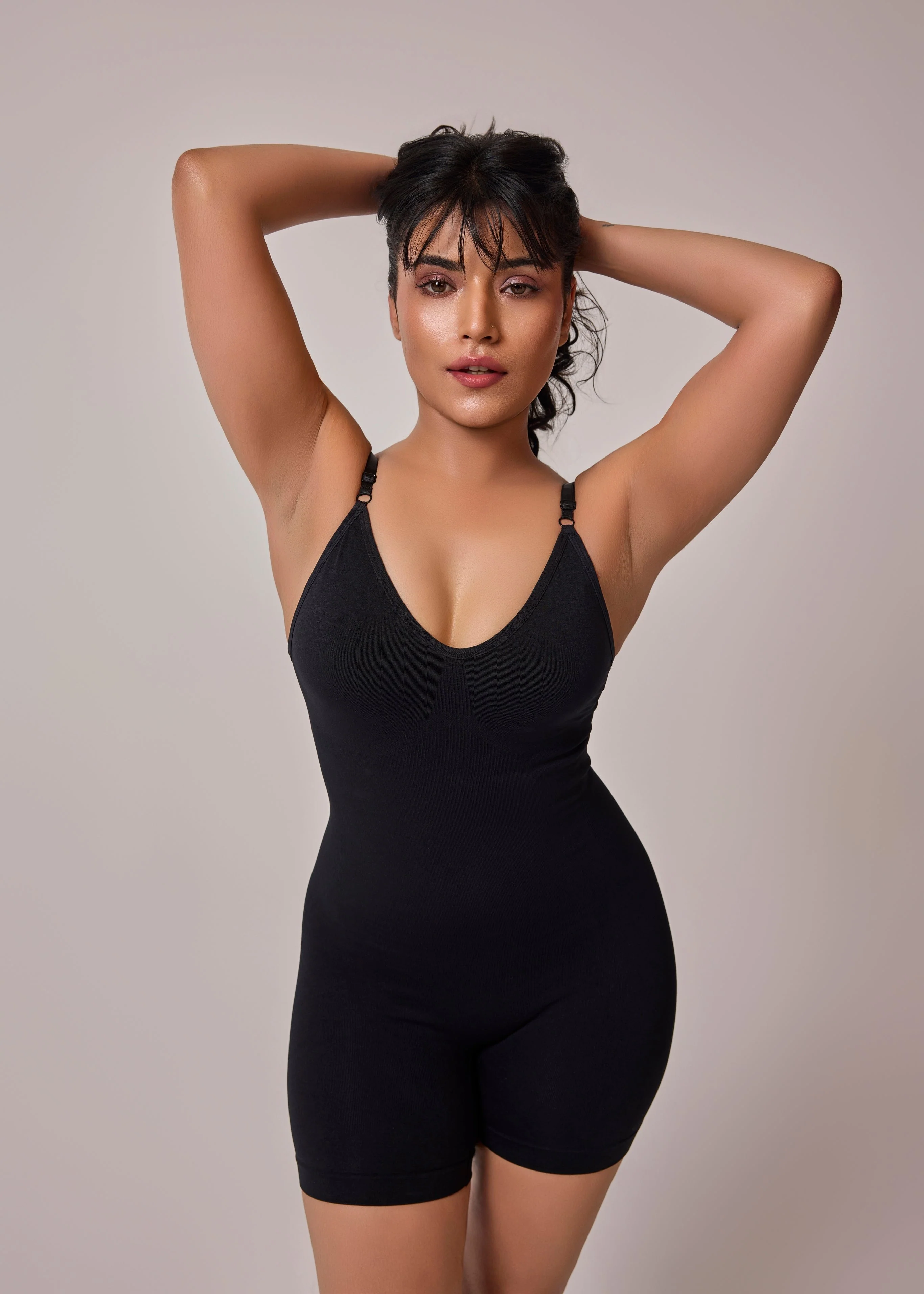 Essentials Mid Thigh Bodysuit Bodyshaper - Image 3